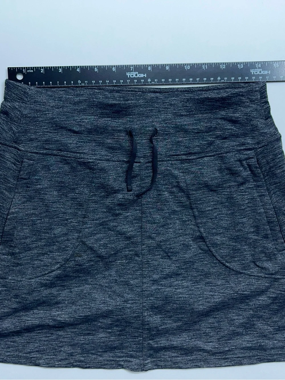 Kuhl FreeFlex Skorts Womens Size Small Outdoor Heather Gray Lined Zip Pockets